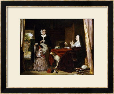 The New Dress by John Callcott Horsley Pricing Limited Edition Print image
