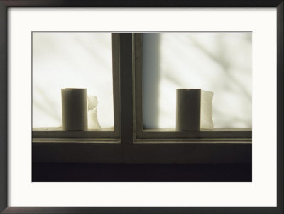 Toilet Paper Rolls Line The Sill Of A Window by Raymond Gehman Pricing Limited Edition Print image