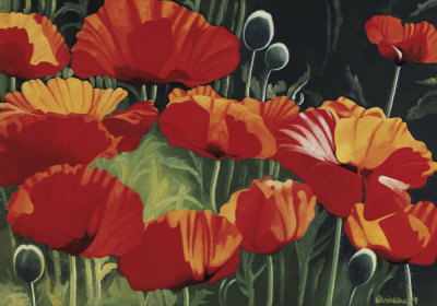 Curious Poppies by Christian Pricing Limited Edition Print image