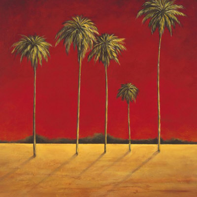 Red Palms by James White Pricing Limited Edition Print image