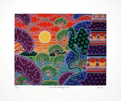 Der Grune Fruhlingsdrache by Wolfgang Nocke Pricing Limited Edition Print image
