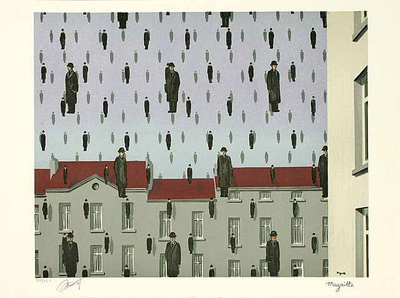 Golconde by Rene Magritte Pricing Limited Edition Print image