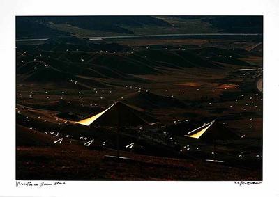 U Mbrellas Diamonds Yellow by Christo Pricing Limited Edition Print image