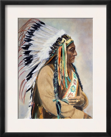 Sitting Bull (1834-1890) by Edouard Manet Pricing Limited Edition Print image