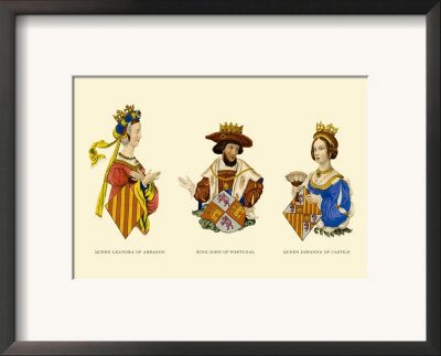 King John, And The Queens Leonora And Johanna by H. Shaw Pricing Limited Edition Print image