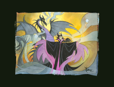 Maleficent by Toby Bluth Pricing Limited Edition Print image