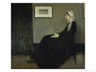 Gray And Black Portrait Of The Artist's Mother, No.1 by James Abbott Mcneill Whistler Pricing Limited Edition Print image