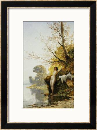 The Bather by Hermann David Salomon Corrodi Pricing Limited Edition Print image