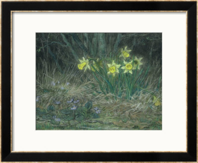 Narcissi And Violets, Circa 1867 by Jean-François Millet Pricing Limited Edition Print image