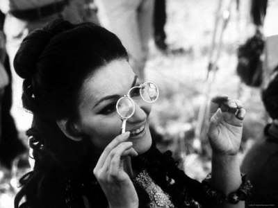 Lorgnette Used By Singer Maria Callas, During Filming Of Movie Medea by Pierre Boulat Pricing Limited Edition Print image