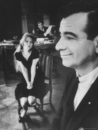Scenes From Play A Shot In The Dark Starring Julie Harris With Walter Matthau And William Shatner by John Loengard Pricing Limited Edition Print image