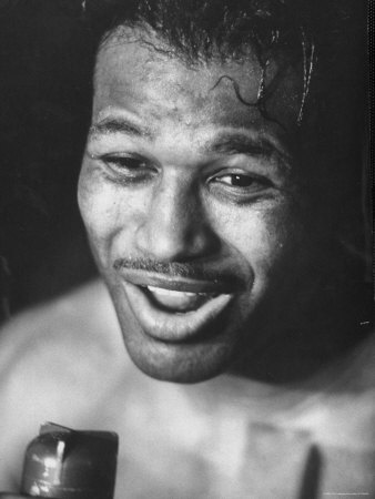 Sugar Ray Robinson After Re Winning Middleweight Title Bout Over Gene Fullmer by Grey Villet Pricing Limited Edition Print image