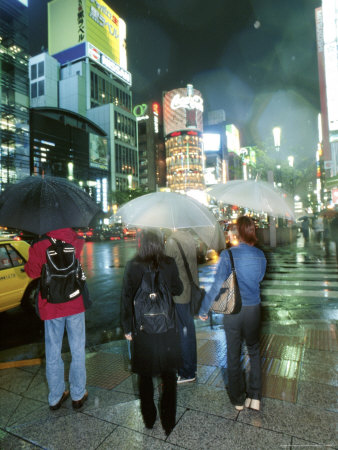 Poeple With Umbrellas, Tokyo, Japan by Jacob Halaska Pricing Limited Edition Print image