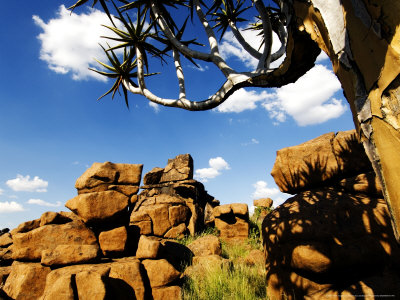 Balancing Basalt Rocks Known As Giants Playground, Namibia by Ariadne Van Zandbergen Pricing Limited Edition Print image