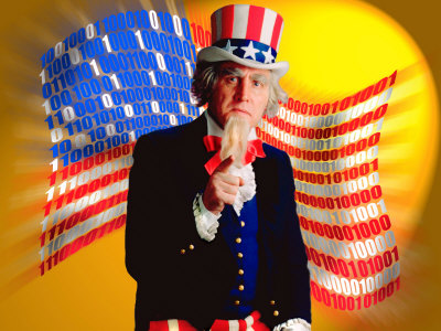 Uncle Sam And American Flag by Paul Katz Pricing Limited Edition Print image