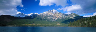 Pyramid Mountain And Lake, Jasper National Park by Walter Bibikow Pricing Limited Edition Print image