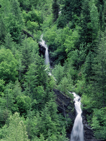 Waterfall, Bc, Can by Troy & Mary Parlee Pricing Limited Edition Print image