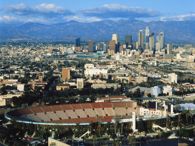 Aerial View Of The Skyline And The Coliseum by James Blank Pricing Limited Edition Print image