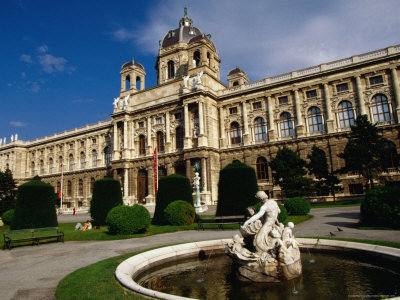 Facade And Entrance To Museum Of Fine Arts (Circa 1871-91), Vienna, Austria by Diana Mayfield Pricing Limited Edition Print image