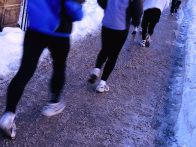 Jogging On Bloor Street In Yorkville, Toronto, Canada by Corey Wise Pricing Limited Edition Print image