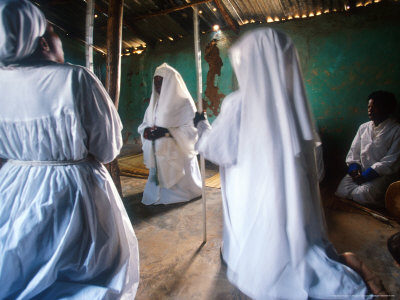 Zulu Zionists Praying, Melmoth, South Africa by Roger De La Harpe Pricing Limited Edition Print image