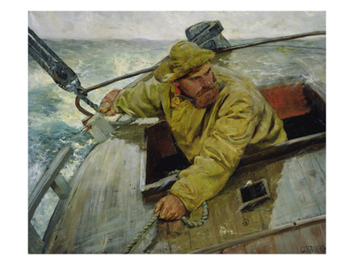 Hard Alee, 1882 (Oil On Canvas) by Christian Krohg Pricing Limited Edition Print image