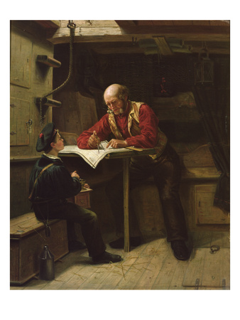 Ship's Boy (Oil On Canvas) by Carl Julius Lorck Pricing Limited Edition Print image