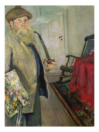 Self Portrait, 1883 (Oil On Canvas) by Christian Krohg Pricing Limited Edition Print image