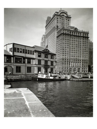 Battery, Foot Of West Street, Manhattan by Berenice Abbott Pricing Limited Edition Print image