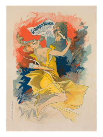 Le Journal Le Courrier Francais by Jules Chéret Pricing Limited Edition Print image