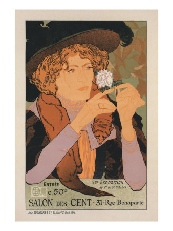 Le Salon Des Cent, 5E Exposition D'art by Georges De Feure Pricing Limited Edition Print image