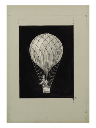 How The Balloon Was Launched by William W. Denslow Pricing Limited Edition Print image
