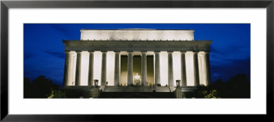 Memorial Lit Up At Night, Lincoln Memorial, Washington Dc, Usa by Panoramic Images Pricing Limited Edition Print image