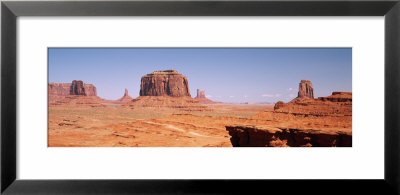 Rock Formations On A Landscape, Monument Valley, San Juan County, Utah, Usa by Panoramic Images Pricing Limited Edition Print image