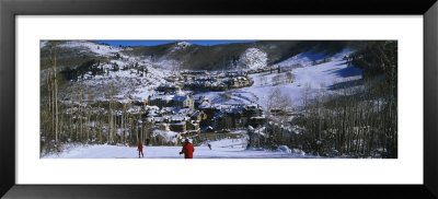 Skiers Skiing, Beaver Creek Resort, Colorado, Usa by Panoramic Images Pricing Limited Edition Print image