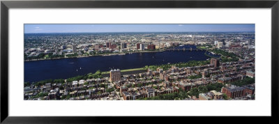 Aerial View Of Back Bay, Cambridge, Boston, Massachusetts, Usa by Panoramic Images Pricing Limited Edition Print image