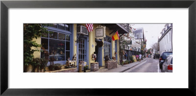 Person Standing On The Street, Aviles Street, St. Augustine, Florida, Usa by Panoramic Images Pricing Limited Edition Print image