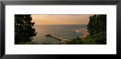 Pier, Malibu, California, Usa by Panoramic Images Pricing Limited Edition Print image
