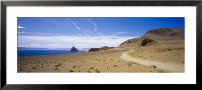 Dirt Road On A Landscape, Pyramid Lake, Nevada, Usa by Panoramic Images Pricing Limited Edition Print image