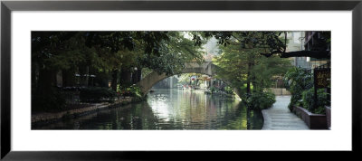 Footbridge Over A Canal, San Antonio, Texas, Usa by Panoramic Images Pricing Limited Edition Print image