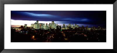Storm Clouds Over A City, Crescent Drive, Calgary, Alberta, Canada by Panoramic Images Pricing Limited Edition Print image