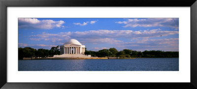 Monument On The Waterfront, Jefferson Memorial, Washington Dc, District Of Columbia, Usa by Panoramic Images Pricing Limited Edition Print image