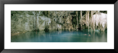 Swimmers In Cenote Dzitnup, Yucatan, Mexico by Panoramic Images Pricing Limited Edition Print image