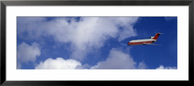 Passenger Jet, Flying, Clouds by Panoramic Images Pricing Limited Edition Print image
