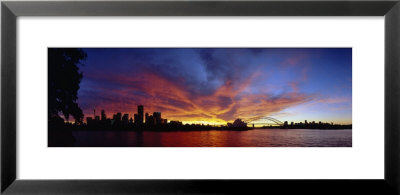 Sunset, Sydney, Australia by Panoramic Images Pricing Limited Edition Print image