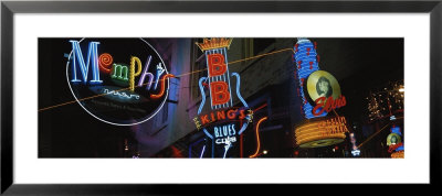 Neon Signs, Memphis, Tennessee, Usa by Panoramic Images Pricing Limited Edition Print image