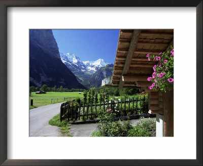 View To The Breithorn, Lauterbrunnen, Bern, Swiss Alps, Switzerland by Ruth Tomlinson Pricing Limited Edition Print image