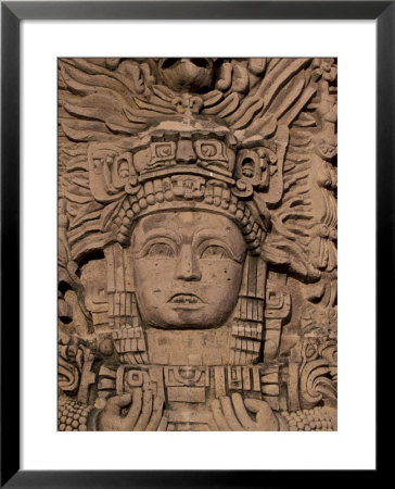 Hotel Mayan Palace, Mayan Sculpture, Puerto Vallarta, Mexico by Walter Bibikow Pricing Limited Edition Print image