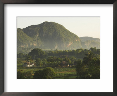 Fertile Plain With Little Farm And Typical Haystack Hills, Vinales, Cuba by Eitan Simanor Pricing Limited Edition Print image