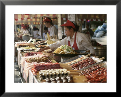 Wangfujing Snack Road, Wangfujing Dajie Shopping District, Beijing, China by Angelo Cavalli Pricing Limited Edition Print image